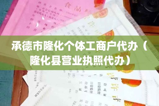 承德市隆化个体工商户代办（隆化县营业执照代办）