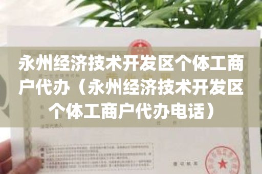 永州经济技术开发区个体工商户代办（永州经济技术开发区个体工商户代办电话）