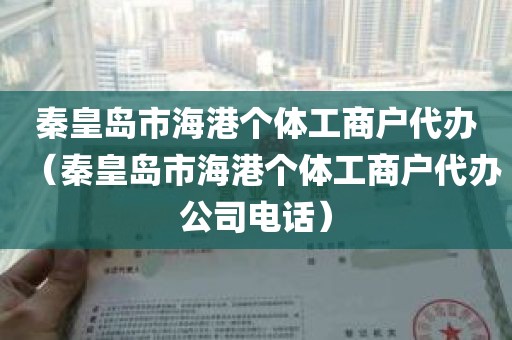 秦皇岛市海港个体工商户代办（秦皇岛市海港个体工商户代办公司电话）