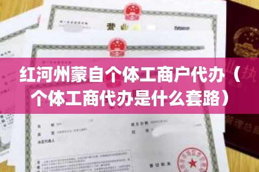 红河州蒙自个体工商户代办（个体工商代办是什么套路）