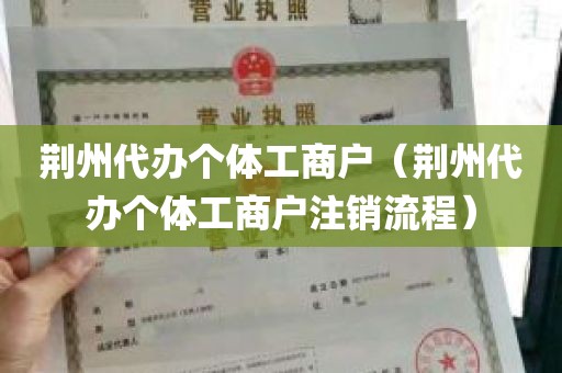 荆州代办个体工商户（荆州代办个体工商户注销流程）