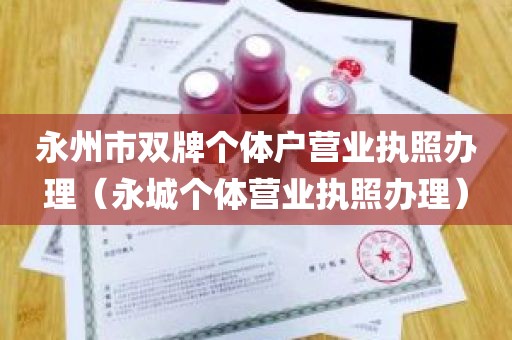 永州市双牌个体户营业执照办理（永城个体营业执照办理）