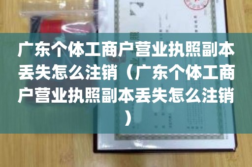 广东个体工商户营业执照副本丢失怎么注销（广东个体工商户营业执照副本丢失怎么注销）
