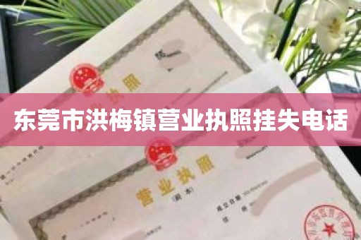 东莞市洪梅镇营业执照挂失电话