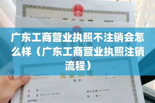 广东工商营业执照不注销会怎么样（广东工商营业执照注销流程）