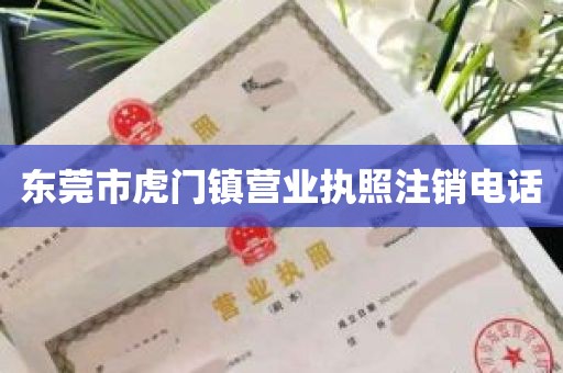 东莞市虎门镇营业执照注销电话