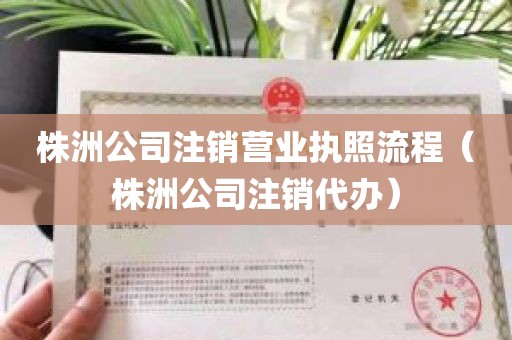 株洲公司注销营业执照流程（株洲公司注销代办）