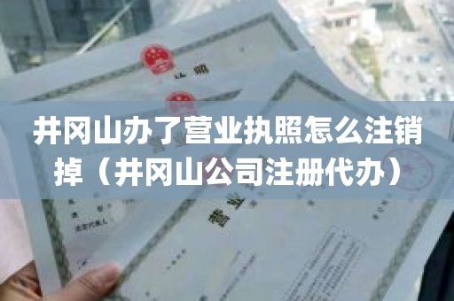 井冈山办了营业执照怎么注销掉（井冈山公司注册代办）