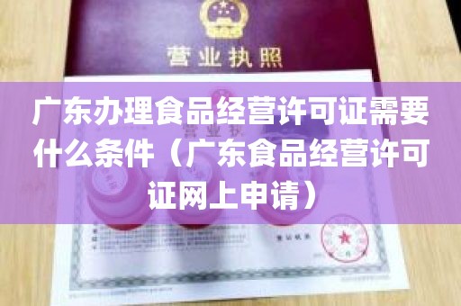 广东办理食品经营许可证需要什么条件（广东食品经营许可证网上申请）