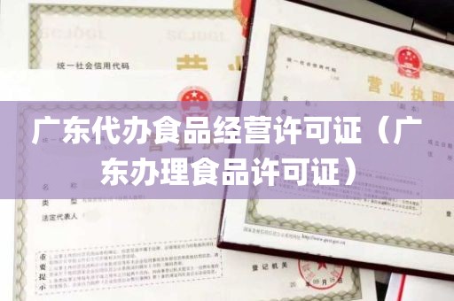 广东代办食品经营许可证（广东办理食品许可证）