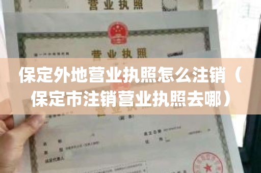 保定外地营业执照怎么注销（保定市注销营业执照去哪）