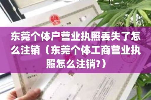 东莞个体户营业执照丢失了怎么注销（东莞个体工商营业执照怎么注销?）