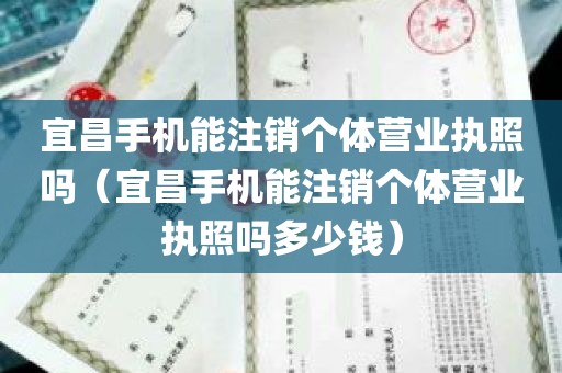 宜昌手机能注销个体营业执照吗（宜昌手机能注销个体营业执照吗多少钱）