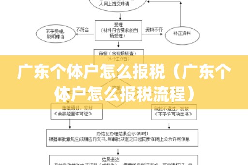 广东个体户怎么报税（广东个体户怎么报税流程）