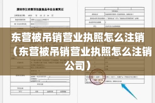 东营被吊销营业执照怎么注销（东营被吊销营业执照怎么注销公司）