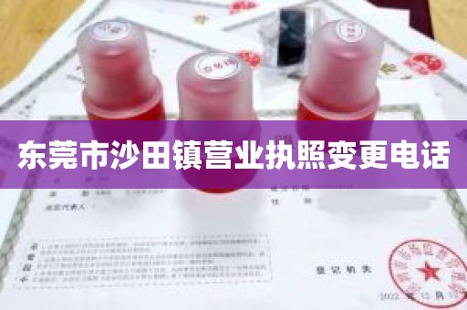 东莞市沙田镇营业执照变更电话