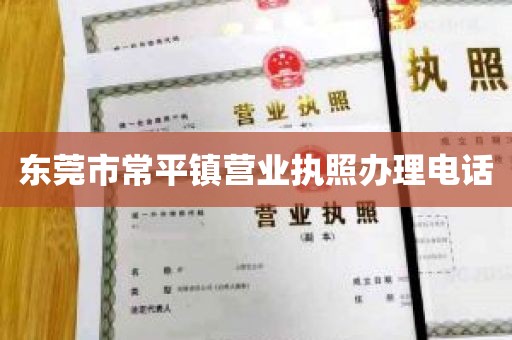 东莞市常平镇营业执照办理电话