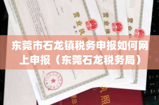 东莞市石龙镇税务申报如何网上申报（东莞石龙税务局）