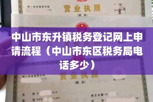 中山市东升镇税务登记网上申请流程（中山市东区税务局电话多少）