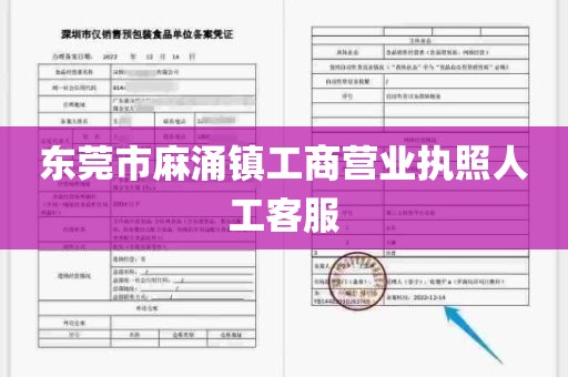 东莞市麻涌镇工商营业执照人工客服