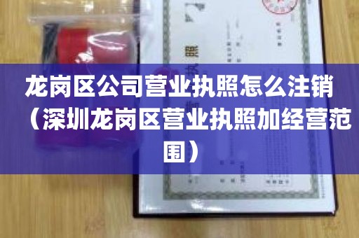 龙岗区公司营业执照怎么注销（深圳龙岗区营业执照加经营范围）