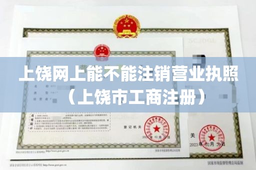 上饶网上能不能注销营业执照（上饶市工商注册）