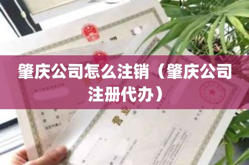 肇庆公司怎么注销（肇庆公司注册代办）