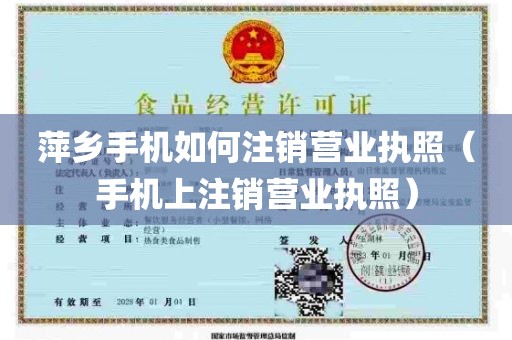 萍乡手机如何注销营业执照（手机上注销营业执照）