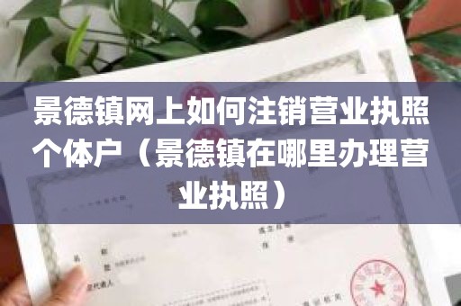 景德镇网上如何注销营业执照个体户（景德镇在哪里办理营业执照）