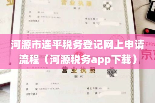 河源市连平税务登记网上申请流程（河源税务app下载）