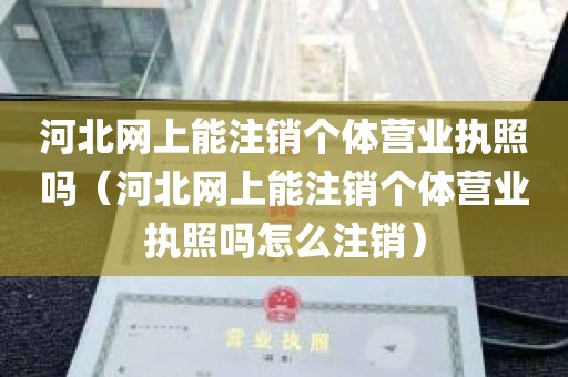 河北网上能注销个体营业执照吗（河北网上能注销个体营业执照吗怎么注销）