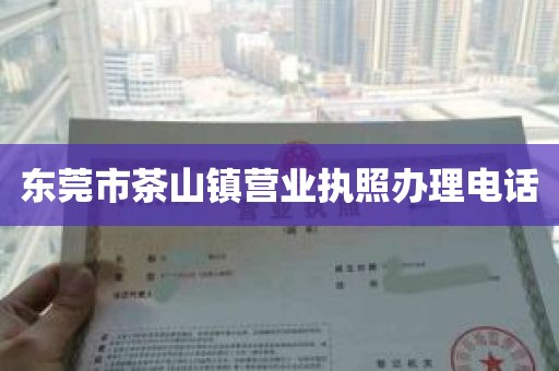 东莞市茶山镇营业执照办理电话