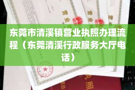东莞市清溪镇营业执照办理流程（东莞清溪行政服务大厅电话）