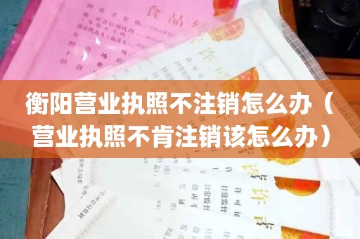 衡阳营业执照不注销怎么办（营业执照不肯注销该怎么办）