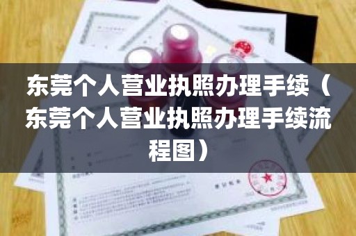 东莞个人营业执照办理手续（东莞个人营业执照办理手续流程图）