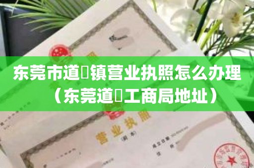 东莞市道滘镇营业执照怎么办理（东莞道滘工商局地址）