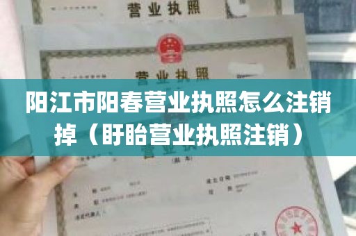 阳江市阳春营业执照怎么注销掉（盱眙营业执照注销）