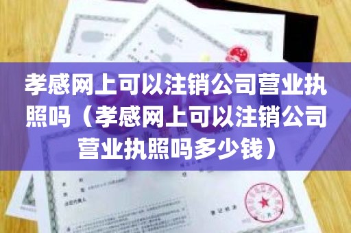 孝感网上可以注销公司营业执照吗（孝感网上可以注销公司营业执照吗多少钱）