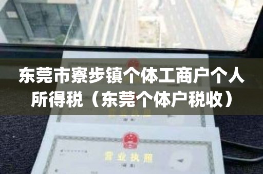 东莞市寮步镇个体工商户个人所得税(东莞个体户税收)