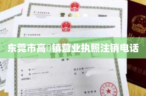 东莞市高埗镇营业执照注销电话