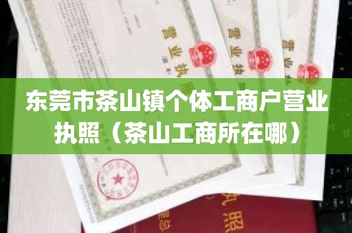 东莞市茶山镇个体工商户营业执照（茶山工商所在哪）