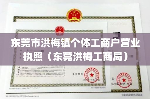 东莞市洪梅镇个体工商户营业执照（东莞洪梅工商局）