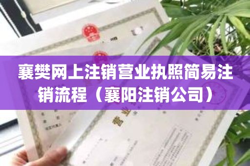 襄樊网上注销营业执照简易注销流程（襄阳注销公司）