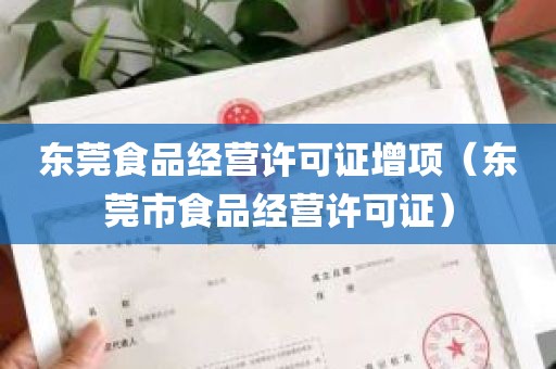 东莞食品经营许可证增项（东莞市食品经营许可证）