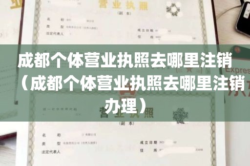 成都个体营业执照去哪里注销（成都个体营业执照去哪里注销办理）