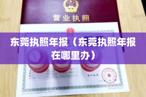 东莞执照年报（东莞执照年报在哪里办）