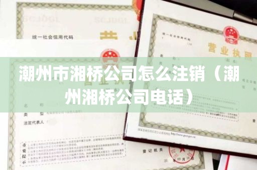 潮州市湘桥公司怎么注销（潮州湘桥公司电话）