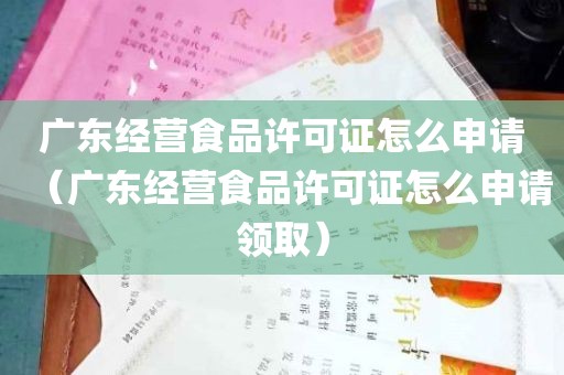 广东经营食品许可证怎么申请（广东经营食品许可证怎么申请领取）
