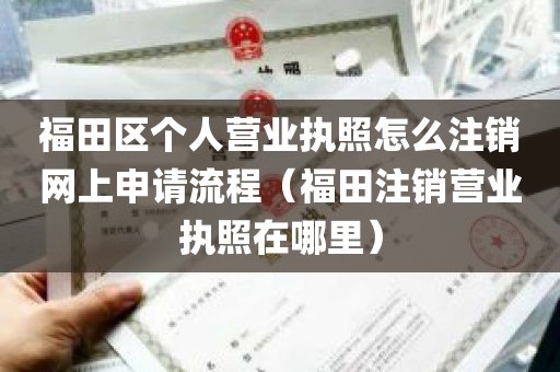 福田区个人营业执照怎么注销网上申请流程（福田注销营业执照在哪里）