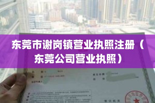 东莞市谢岗镇营业执照注册（东莞公司营业执照）
